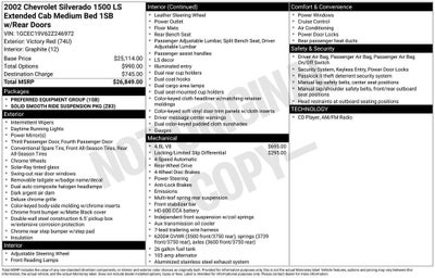 2002 Chevrolet Silverado 1500 LS