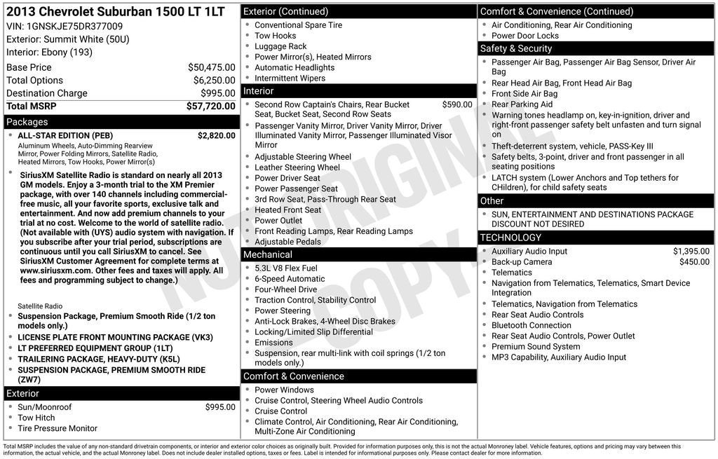 2013 Chevrolet Suburban LT