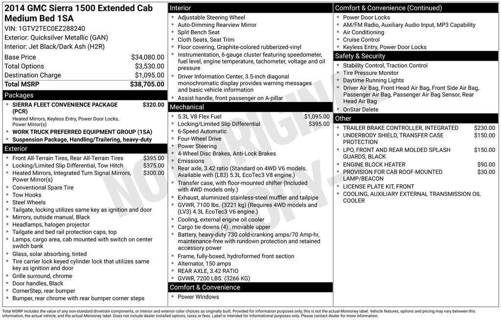 2014 GMC Sierra 1500 BASE