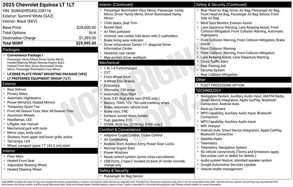 2025 Chevrolet Equinox LT