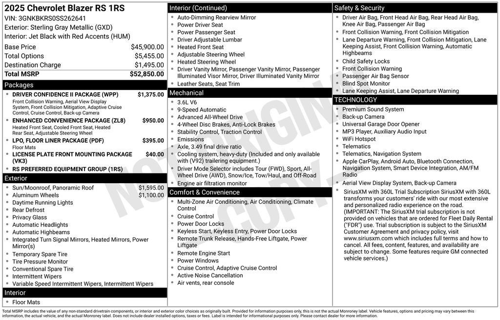 2025 Chevrolet Blazer RS