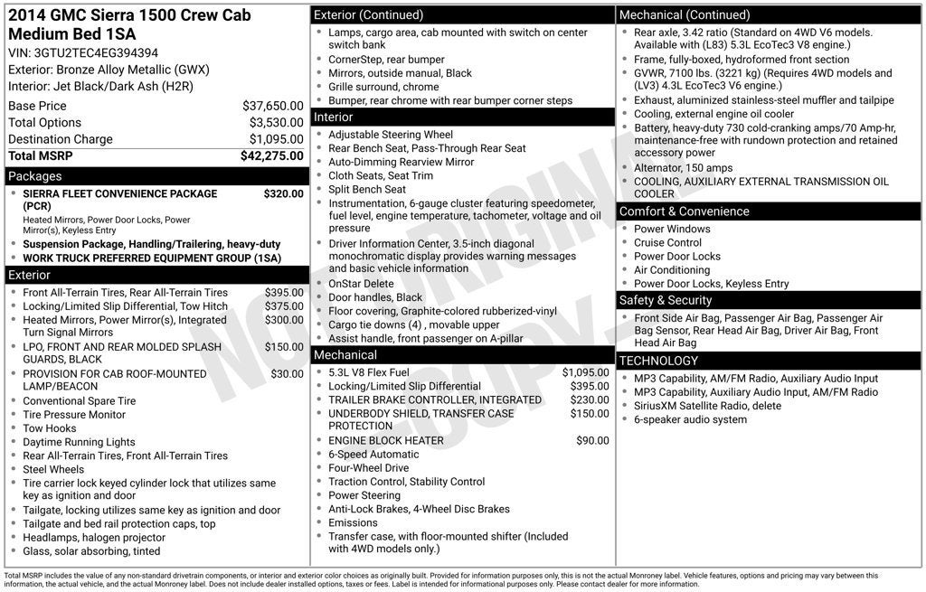 2014 GMC Sierra 1500 BASE