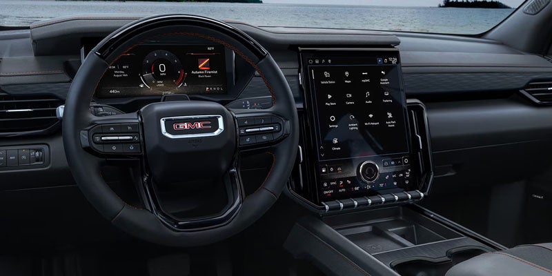 2026 GMC Acadia dashboard display