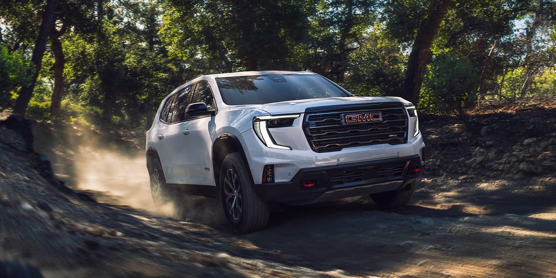 2026 GMC Acadia off-road driving view